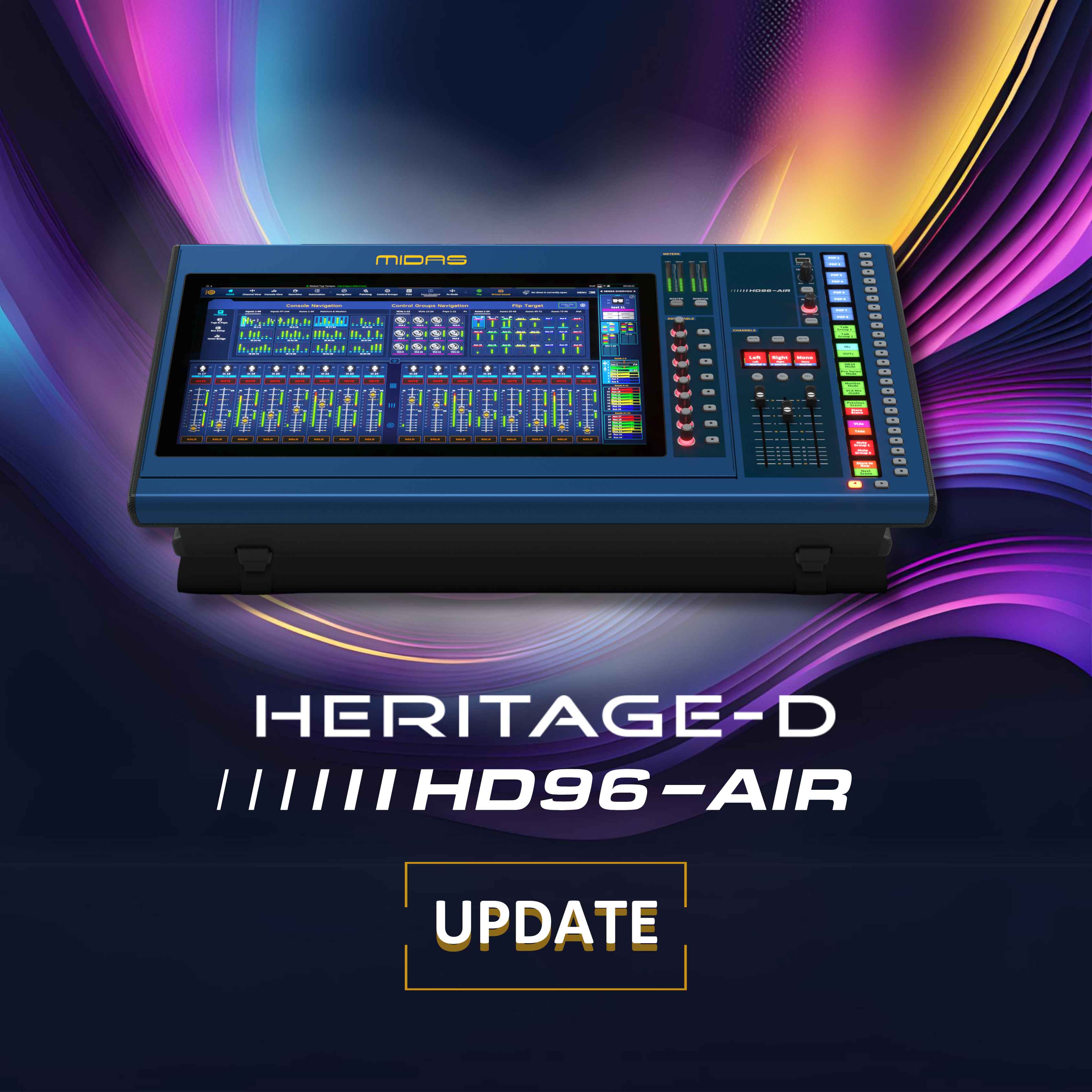 Midas HD96-AIR News